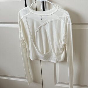 Free people movement  White Long Sleeve Women's Top